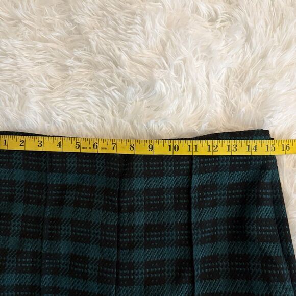 Ann Taylor The Petite Plaid High Waist Ankle Tweed Pants Women 4P Blue Black - Picture 10 of 15